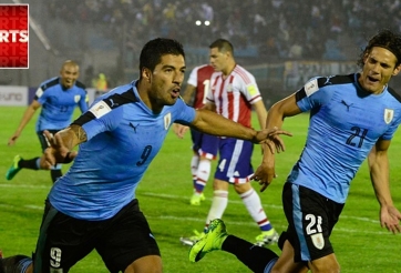 ĐT Uruguay công bố danh sách dự World Cup 2018