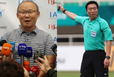Hoàn cảnh đối lập của thầy Park và trọng tài Kim ngày trở về
