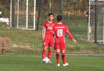 VIDEO: Đã mắt với màn thể hiện kỹ thuật của Quang Hải và Văn Đức