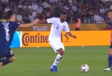 VIDEO: Qatar ghi siêu phẩm thứ 2 đốt cháy lưới Nhật Bản