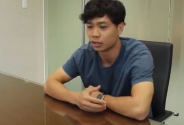 VIDEO: Công Phượng ngậm ngùi nhớ Văn Toàn trước giờ sang Hàn Quốc