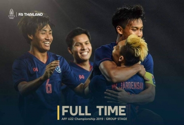 U22 Thái Lan thắng chật vật đội yếu nhất bảng giải ĐNÁ