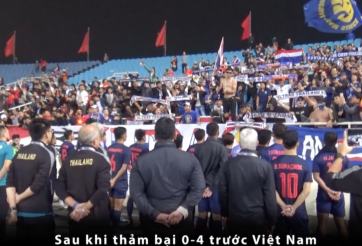 VIDEO: Cầu thủ U23 Thái Lan đứng yên bất động sau trận thua U23 Việt Nam