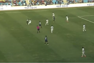 VIDEO: Công Phượng kém nổi bật khi đá hộ công trong đội hình Incheon