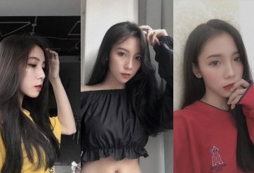 Cận cảnh nhan sắc làm xiêu lòng cộng đồng mạng của bạn gái Trần Danh Trung