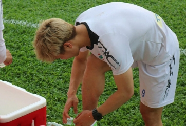 Công Phượng mặc chung quần Văn Toàn trong những ngày tập 'ké' ở HAGL