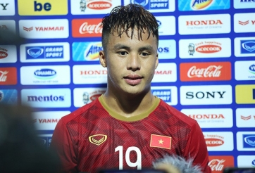 'Bản sao Đình Trọng' hạnh phúc khi ghi điểm với HLV Park Hang-seo