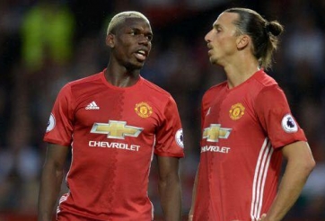 Hài hước: Pogba xin nhường đá phạt nhưng Ibra phũ phàng không cho