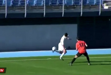 VIDEO: Con trai Zidane trổ tài gắp bóng qua người đầy ngẫu hứng