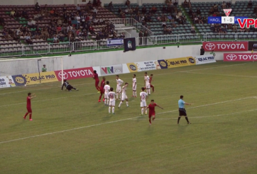VIDEO: HAGL 'làm nền' cho bàn thắng đẹp nhất vòng 2 V-League