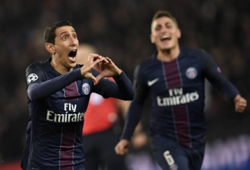 Cú đúp siêu phẩm của Di Maria vào lưới Barcelona trong ngày sinh nhật