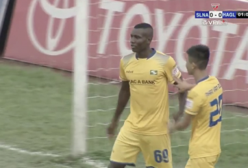 Highlights: SLNA 2-0 HAGL (Vòng 10 V-League 2017)