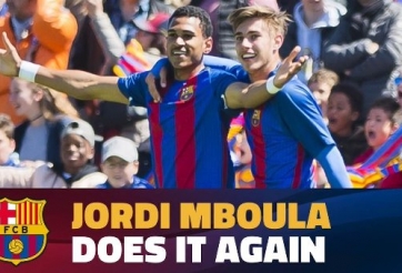 Sao trẻ Barca solo như Messi ở bán kết UEFA Youth League