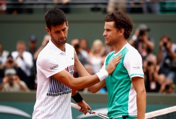 VIDEO Tứ kết Roland Garros: Dominic Thiem 3-0 Novak Djokovic