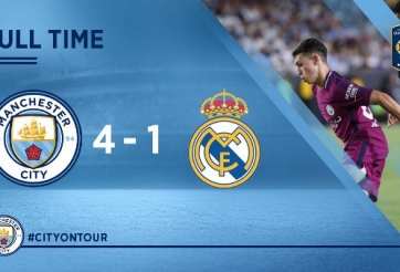 Highlights: Man City 4-1 Real Madrid (IC Cup 2017)