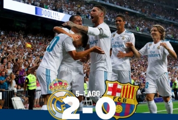 Highlights: Real Madrid 2-0 Barcelona (Siêu Cup TBN 2017)