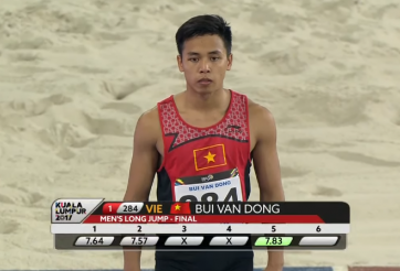 VIDEO: Bùi Văn Đông bất ngờ giành HCV nhảy xa