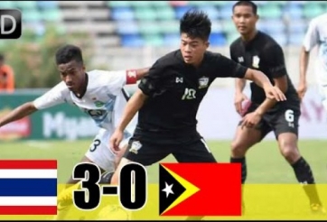 Highlights: U18 Thái Lan 3-0 U18 Timor Leste