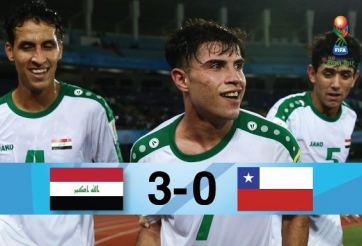 VIDEO: U17 Iraq gieo sầu cho bóng đá Chile ở U17 World Cup