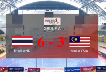 Video Futsal: Thái Lan 6-3 Malaysia (AFF Cup 2017)