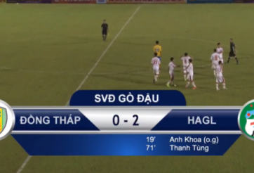 Highlights: U21 Đồng Tháp 0-2 U21 HAGL