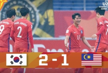 Highlights: U23 Hàn Quốc 2-1 U23 Malaysia