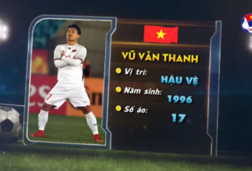 Màn giới thiệu cực chất của các cầu thủ trong Gala vinh danh U23 Việt Nam