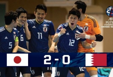 Video Futsal: Nhật bản 2-0 Bahrain (Giải VĐ châu Á 2018)