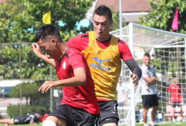 Không khí quyết tâm trong buổi tập đầu xuân của thầy trò HLV Miura