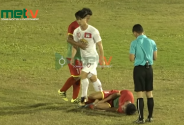 Tình huống không đẹp của Công Phượng ở trận cầu giao hữu