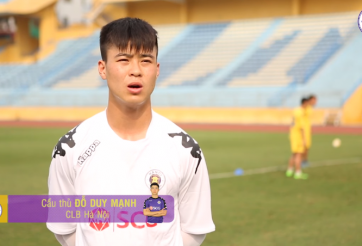 Duy Mạnh tiết lộ về vị trí thi đấu trong đội hình Hà Nội FC ở V-League 2018