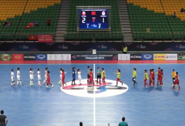 Video Futsal: Nữ Việt Nam 2-1 Nữ Indonesia (Tứ kết châu Á)