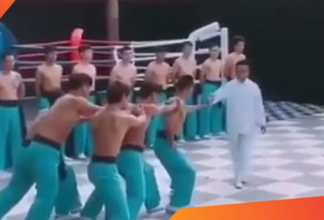 VIDEO: Võ sư 'điện giật' bị knock out thê thảm trên khán đài