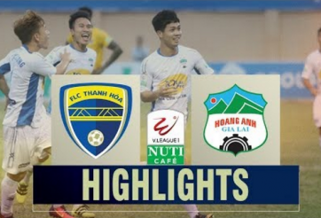 Highlights: Thanh Hóa 0-1 HAGL (Vòng 10 V-League 2018)