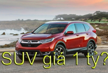 SUV giá 1 tỷ: Chọn Honda CRV, Mazda CX5 hay Mitsubishi Outlander