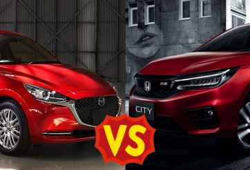 Tầm giá 600 triệu nên mua xe Honda City hay Mazda 2?