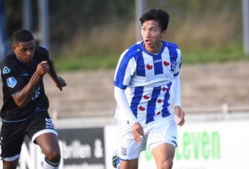 Văn Hậu đá trọn 90 phút trong chiến thắng của Jong Heerenveen