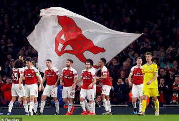 Thắng dễ BATE, Arsenal hiên ngang bước vào vòng 1/8 