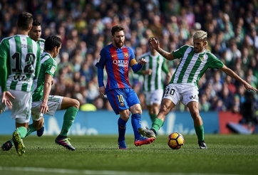 Messi lập hattrick, Barca tiến sát ngôi vương