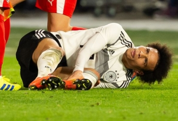 Rùng mình với pha chấn thương của Leroy Sane