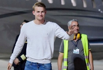 VIDEO: Những lời đầu tiên De Ligt nói khi đặt chân đến Turin