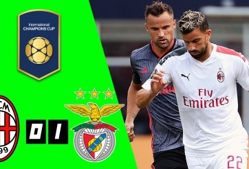 Thua Benfica, Milan tiếp tục đi tìm đáp án cho mùa giải mới 