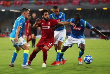 Đội hình mạnh nhất Liverpool đối đầu Napoli: Salah trở lại Ý