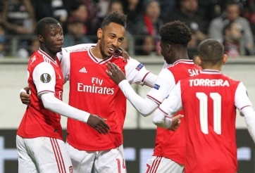 Arsenal đại thắng nhà cựu vô địch châu Âu tại Carabao Cup