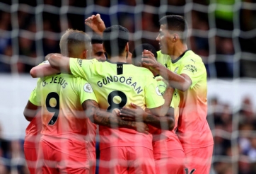 Hạ Everton, Man City tiếp tục nuôi mộng chiếm top 1