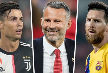 Giggs: 'Ronaldo giỏi đấy, nhưng Messi là thiên tài' 