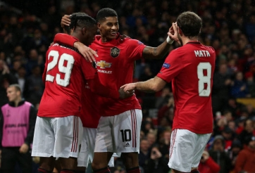 Kết quả Europa League - vòng 4: MU đại thắng 