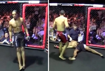 Võ sĩ MMA 'đổ như chuối' vì nghi vấn dính đòn điểm huyệt