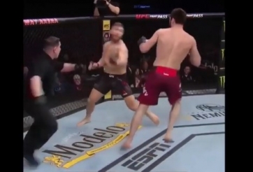 Võ sĩ nhận cái kết đắng vì vừa đánh vừa đi lảo đảo