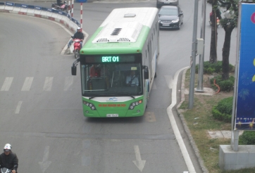 Hà Nội: Mở thêm tuyến buýt nhanh BRT 02 Kim Mã - Hòa Lạc